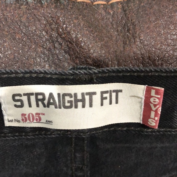 Levi Strauss & Co #505 Black Jeans straight fit - Picture 5 of 8